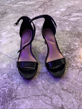 Target Black Patent Ankle-Strap Heels